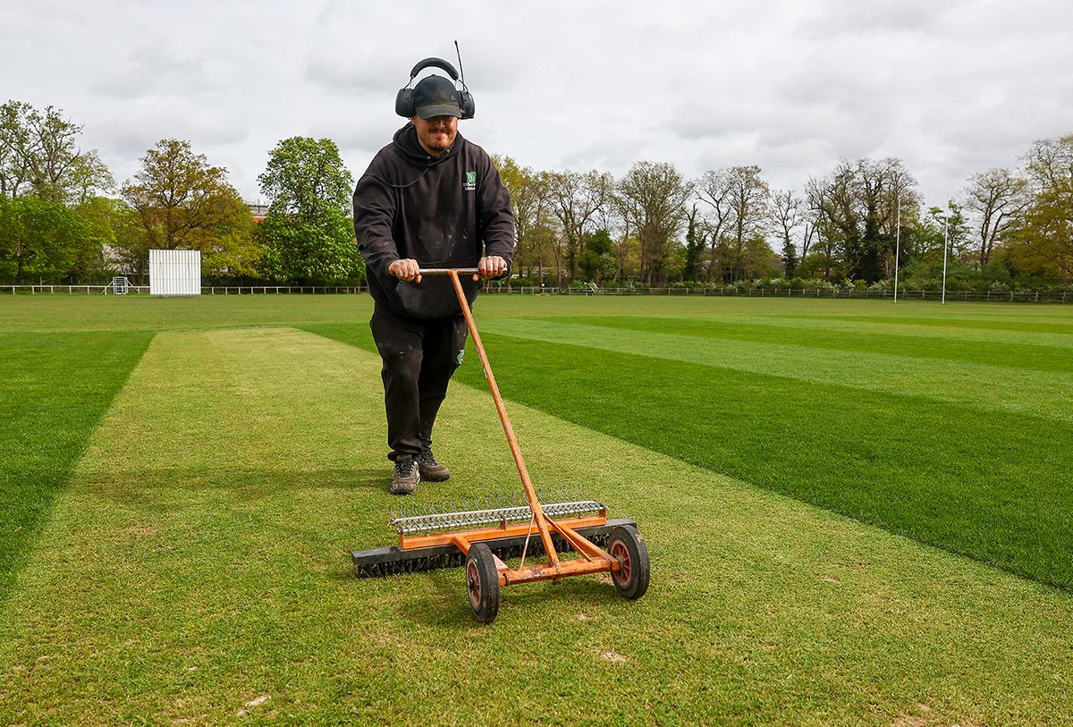 Teddington CC combirake.jpg